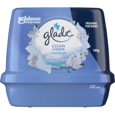 Glade Clean Linen Scented Gel Air Freshener 180g