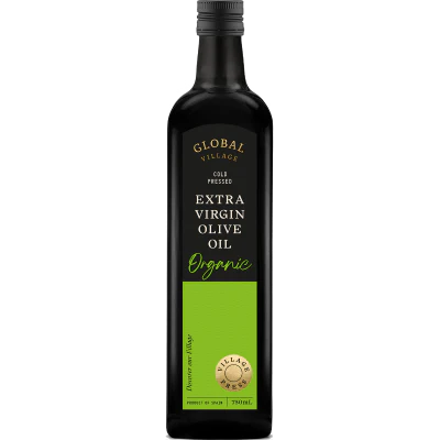 Global Village Organic Extra Virgin Olive Oil Spain 750ml