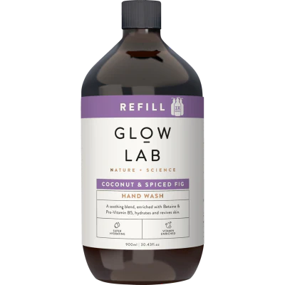 Glow Lab Coconut & Spiced Fig Hand Wash Refill 900ml