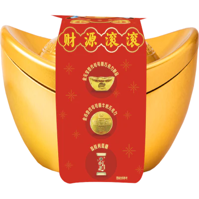 Gold Ingot Tin New Year 200g