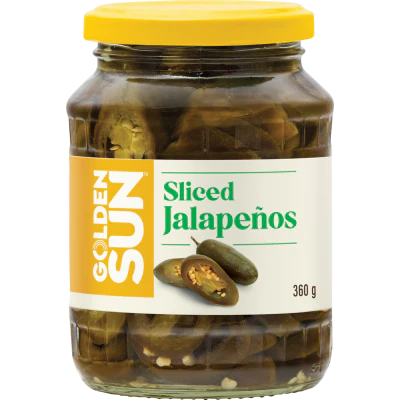 Golden Sun Sliced Jalapeno Peppers 360g