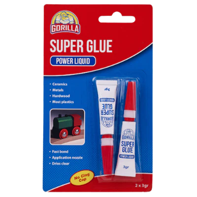 Gorilla Ultra Bonder Super Glue Twin Pack 2pk