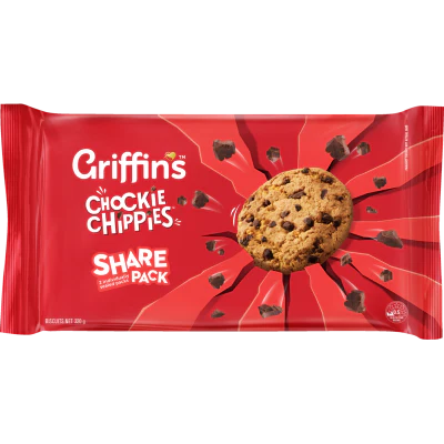 Griffin's Chockie Chippies Biscuits Share Pack 320g