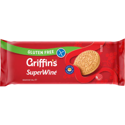 Griffin's Gluten Free Superwine Biscuits 160g