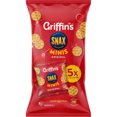Griffin's Snax Minis Original Crackers 125g