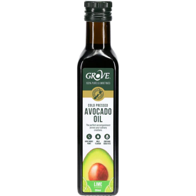 Grove Lime Flavoured Cold Pressed Avocado Oil 250ml