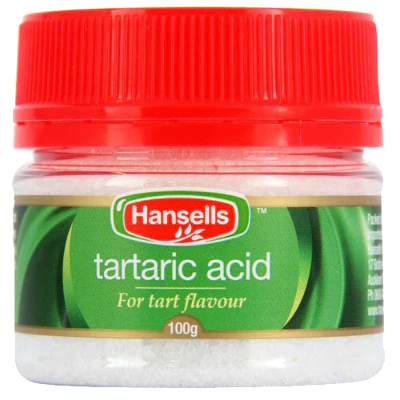 Hansells Tartaric Acid For Tart Flavour 100g