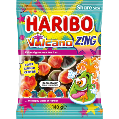 Haribo Vulcano Fizz 140g