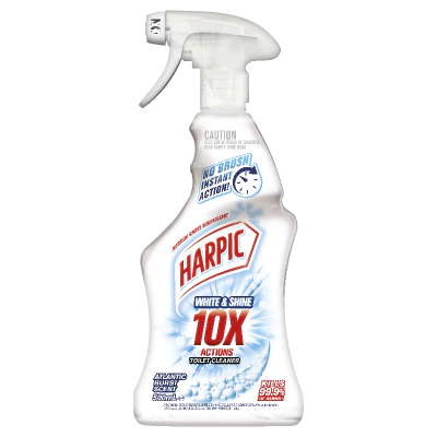 Harpic White & Shine Atlantic Burst Scent Toilet Cleaner 500ml