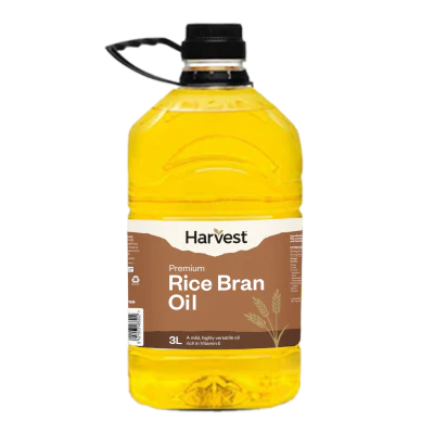 Harvest Premium Rice Bran Oil 3l