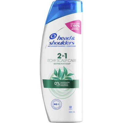 Head & Shoulders Anti Dandruff Itchy Scalp Care 2 in 1 Shampoo & Conditioner 350ml