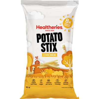 Healtheries Chicken Potato Stix 160g