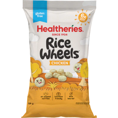 Healtheries Chicken Rice Wheel Snack 126g