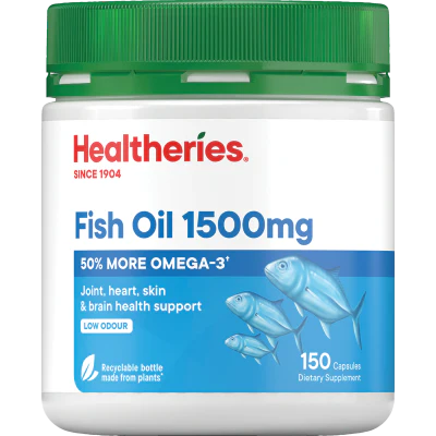 Healtheries Fish Oil 1500mg Capsules 150pk