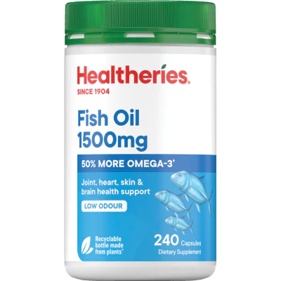 Healtheries Fish Oil 1500mg Capsules 240pk