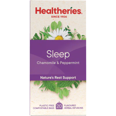 Healtheries Sleep Chamomile & Peppermint Tea Bags 20pk