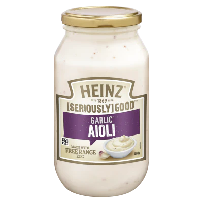 Heinz Seriously Good Garlic Aioli Mayonnaise 460g