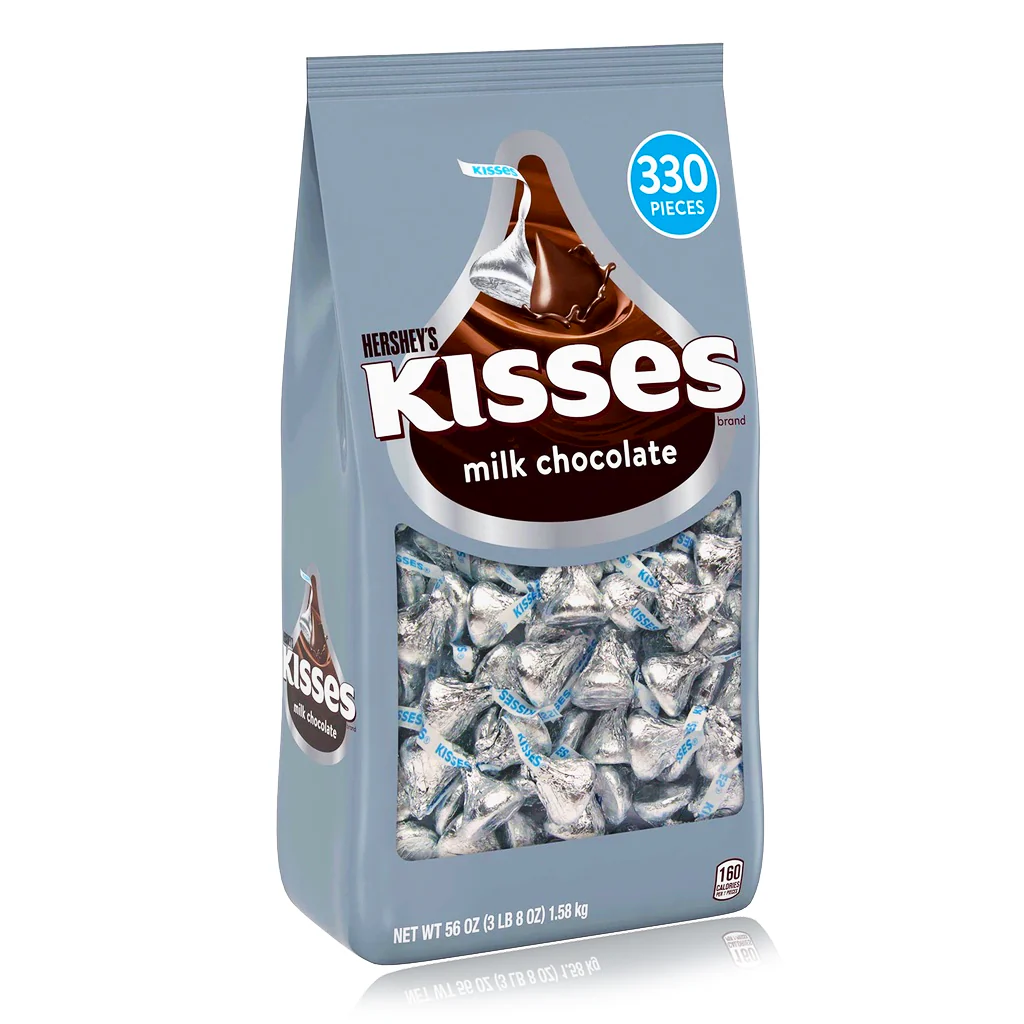 HERSHEY'S MILK CHOCOLATE KISSES 1.58KG
