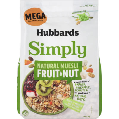 Hubbards Simply Fruit & Nut Muesli 1.2kg