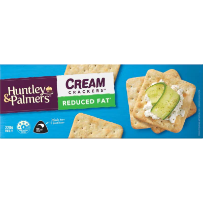 Huntley & Palmers Reduced Fat Cream Crackers 220g