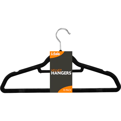 Idee Velvet Hangers 1pk