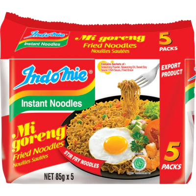 Indomie Mi Goreng Instant Noodles 5 x 85g