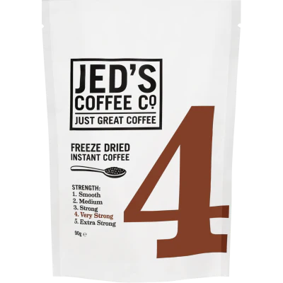 Jed's Coffee Co. 4 Very Strong Instant Coffee Refill 90g