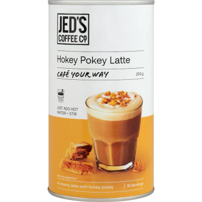 Jed's Coffee Co. Hokey Pokey Latte Powder 200g