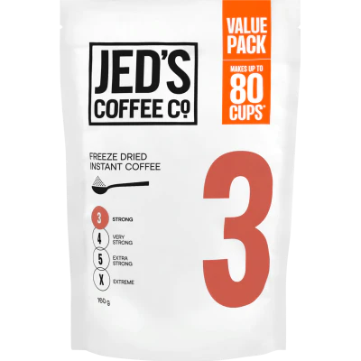 Jed's Coffee Co. No 3 Freeze Dried Coffee 160g