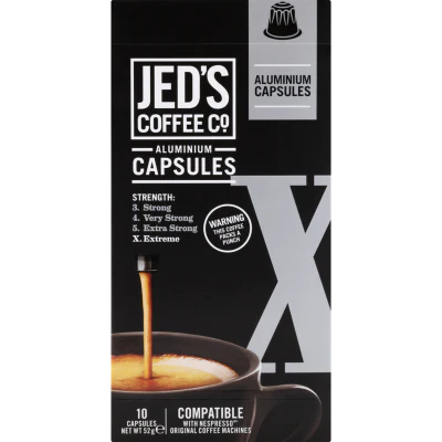 Jed's Coffee Co. X Extreme Coffee Capsules 10pk