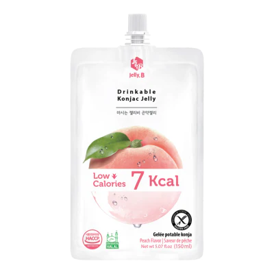 Jelly.B Peach Flavour Drinkable Konjac Jelly 150ml