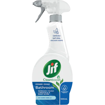 Jif Cleanboost Power & Shine Bathroom Cleaner 500ml