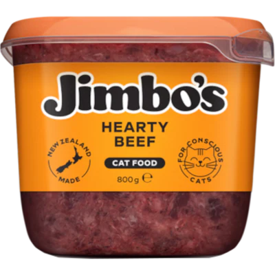 Jimbo's Hearty Beef Cat Food 800g