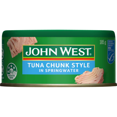 John West Chunk Style Tuna In Springwater 185g