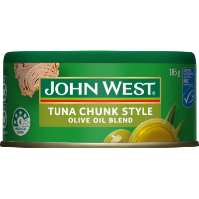 John West Chunk Style Tuna Olive Oil Blend 185g