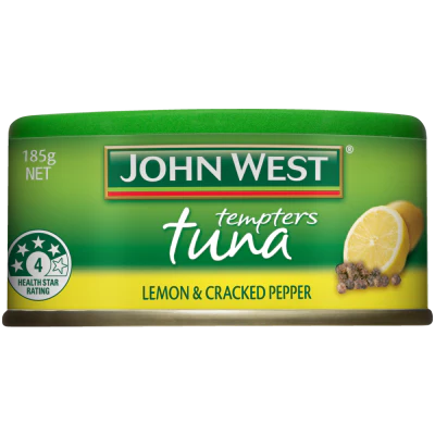 John West Lemon and Cracked Pepper Tuna Tempters 185g