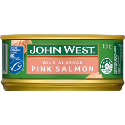 John West Wild Alaskan Pink Salmon 105g