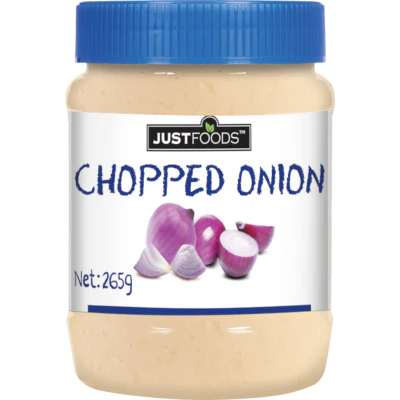 Just Foods Chopped Onion 265g