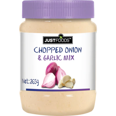 Just Foods Chopped Onion & Garlic Mix 265g