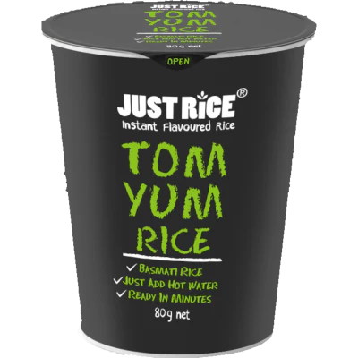 Just Rice Tom Yum Instant Flavoured Rice 80g