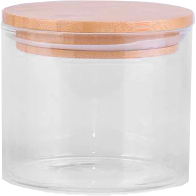 Kate's Kitchen Glass Jar With Bamboo Lid 500ml 1pk