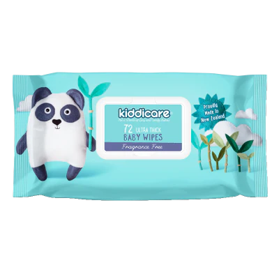 Kiddicare Fragrance Free Ultra Thick Baby Wipes 72pk