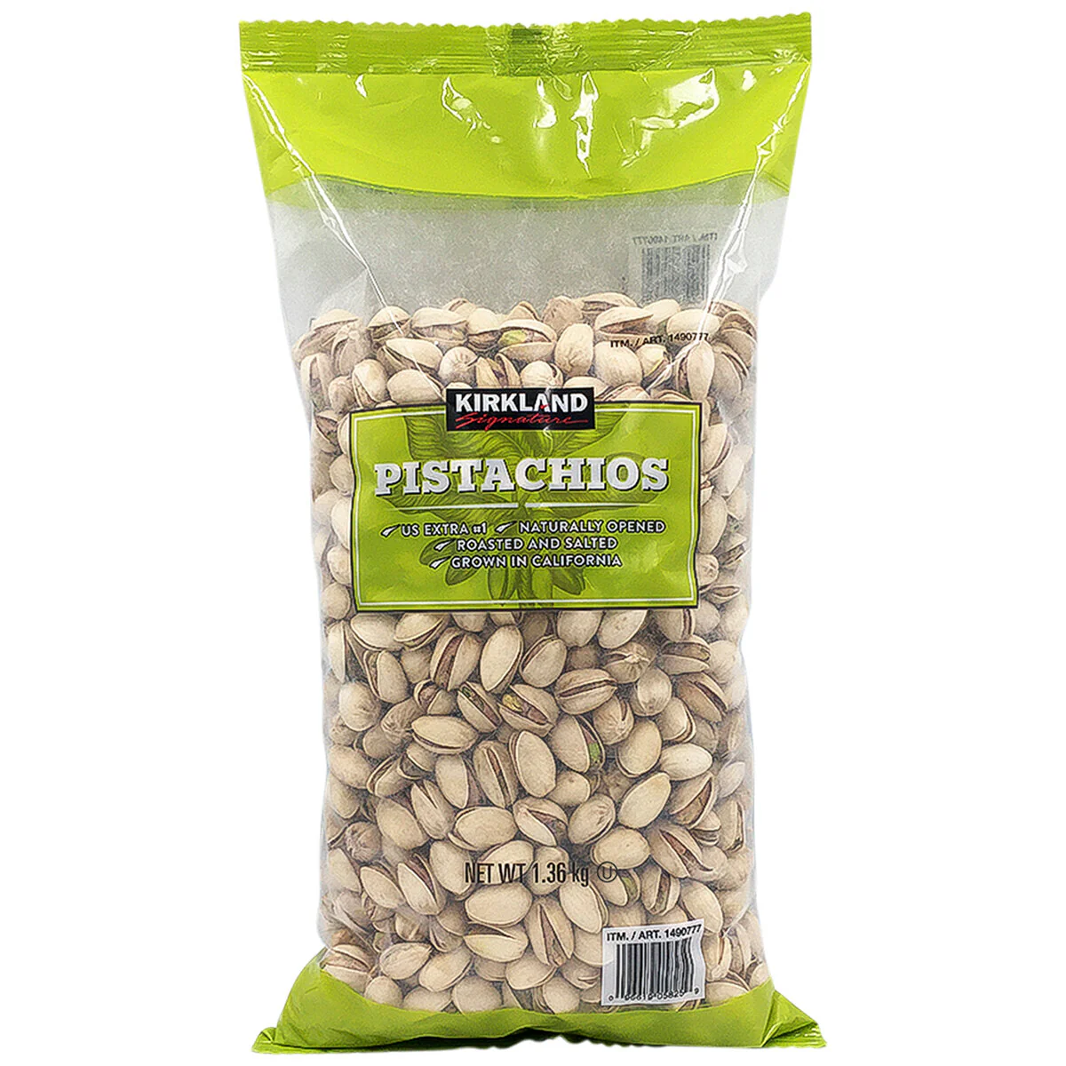 KIRKLAND SIGNATURE CALIFORNIA PISTACHIOS 1.36KG