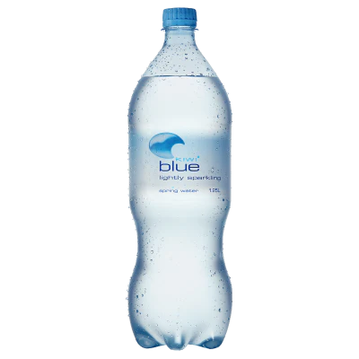 Kiwi Blue Lightly Sparkling Spring Water 1.25l