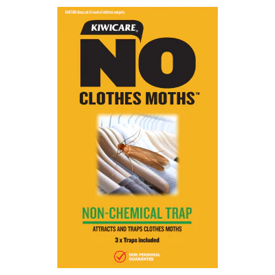 Kiwicare No Clothes Moth Non-Chemical Trap 3pk