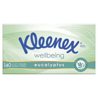 Kleenex Eucalyptus Facial Tissues 140pk