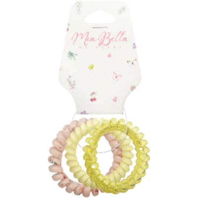 Korbond Mia Bella Twisty Hair Ties 3pk