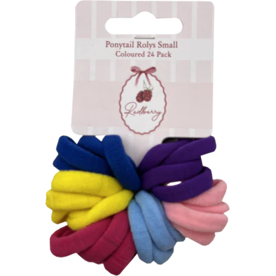 Korbond Redberry Ponytail Coloured Hair Rolys Small 24pk