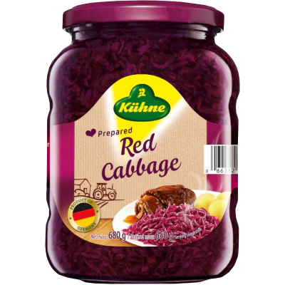 Kuehne Red Cabbage Pickles 680g