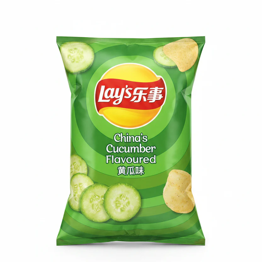Lay's Cucumber Flavoured chips 500g